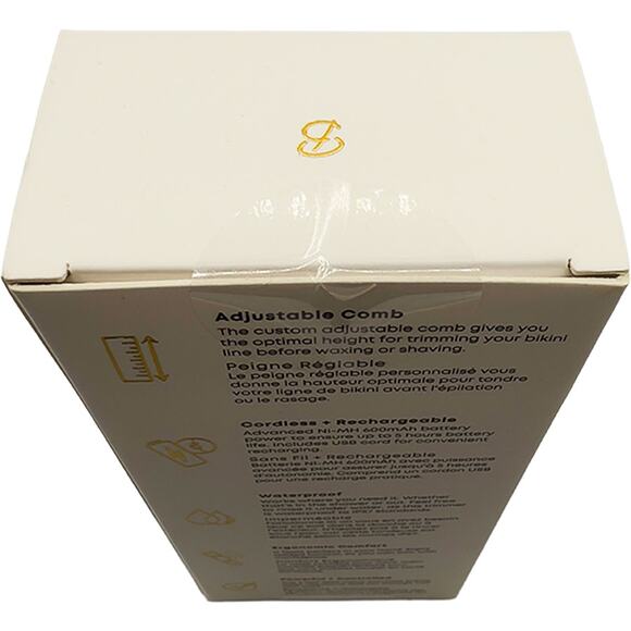 Bushbalm The Francesca Bikini/Body Hair Trimmer Wet/Dry Rechargeable New in Box - Picture 6 of 6